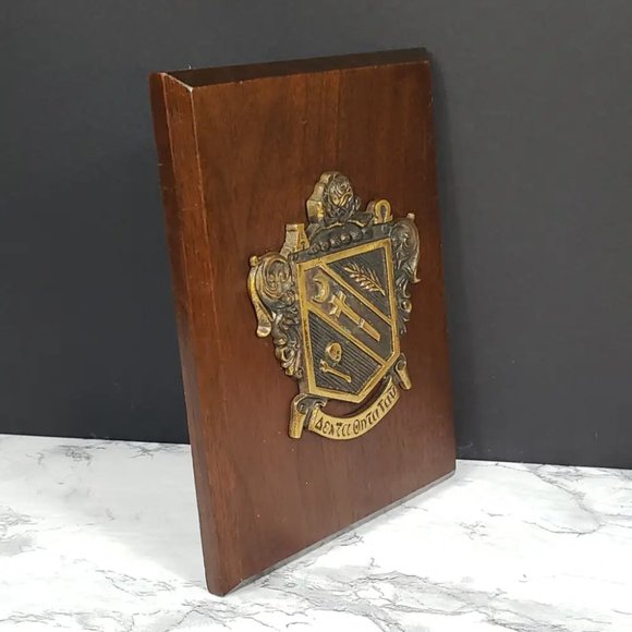 Alpha Omega Delta Theta Tau Sorority Bronze Plaque Antique - Picture 4 of 8